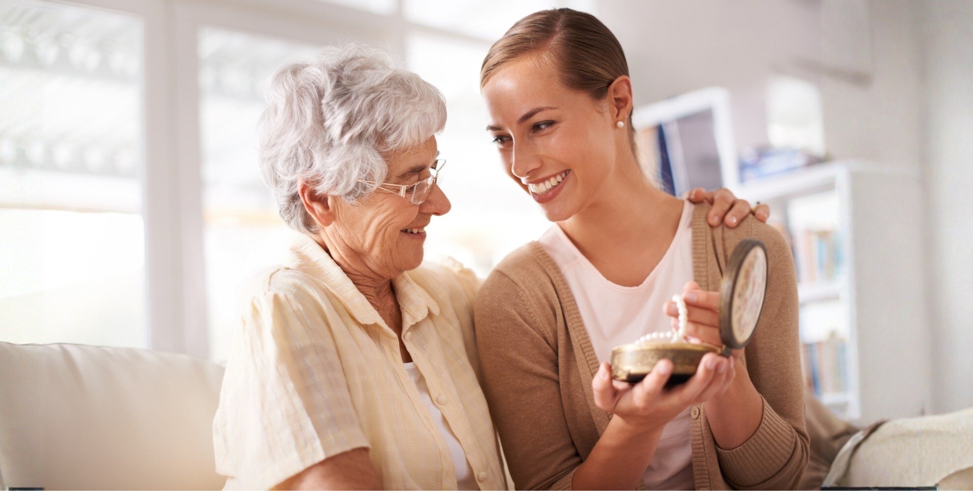 Memory Care - Woman and grand daughter 1920